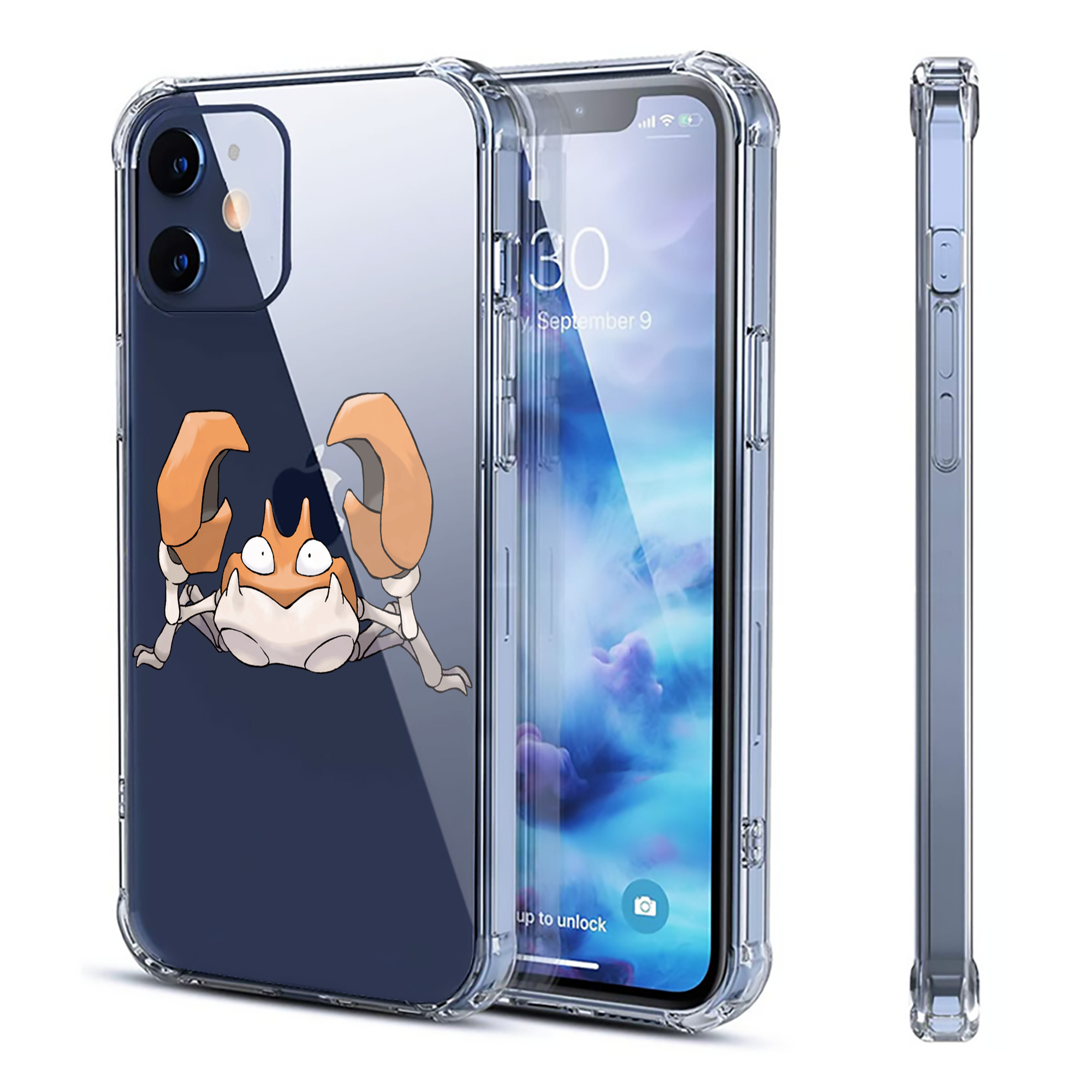 （画像用） ポケットモンスター Pokémon 【iPhone 12シリーズ対応】透明スマホケース（クリアソフトケース）